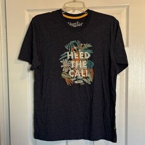 Howler Brothers men’s blue short sleeve graphic t-shirt size medium